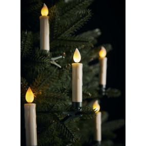 Conj. 10 Velas Led com Clip